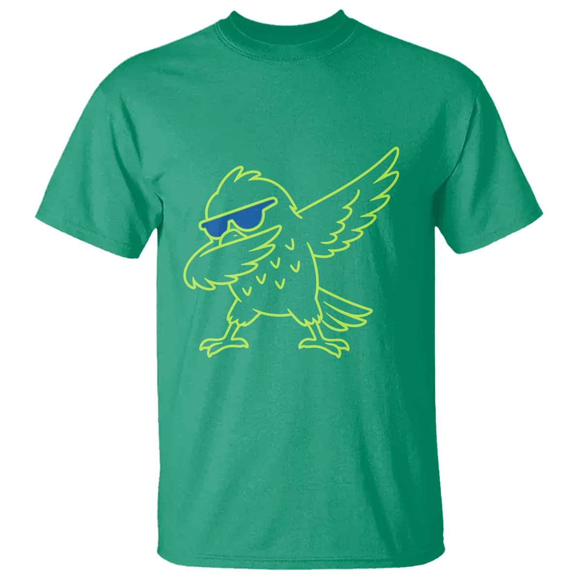 Funny Emerald City Seattle Bird Dabbing T Shirt Pacific Northwest Sports Fan