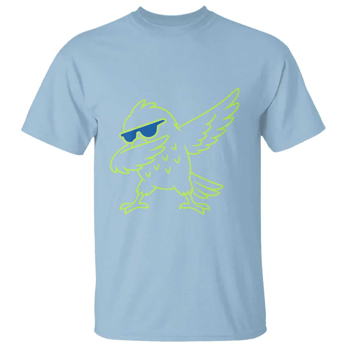 Funny Emerald City Seattle Bird Dabbing T Shirt Pacific Northwest Sports Fan