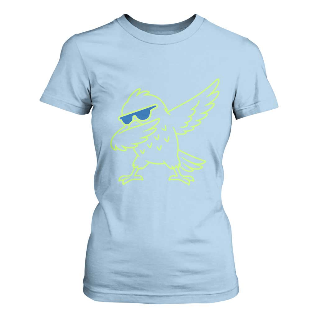 Funny Emerald City Seattle Bird Dabbing T Shirt For Women Pacific Northwest Sports Fan