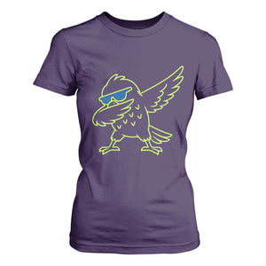 Funny Emerald City Seattle Bird Dabbing T Shirt For Women Pacific Northwest Sports Fan