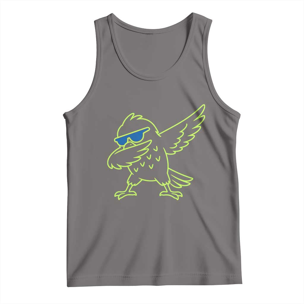 Funny Emerald City Seattle Bird Dabbing Tank Top Pacific Northwest Sports Fan