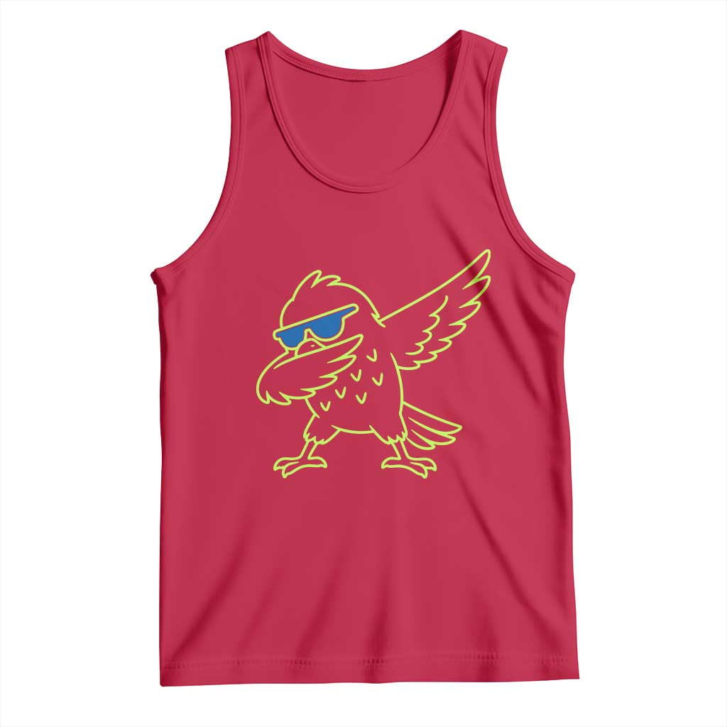 Funny Emerald City Seattle Bird Dabbing Tank Top Pacific Northwest Sports Fan