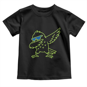Funny Emerald City Seattle Bird Dabbing Toddler T Shirt Pacific Northwest Sports Fan