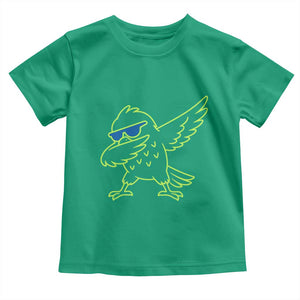 Funny Emerald City Seattle Bird Dabbing Toddler T Shirt Pacific Northwest Sports Fan