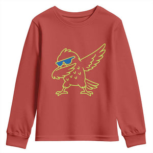 Funny Emerald City Seattle Bird Dabbing Youth Sweatshirt Pacific Northwest Sports Fan