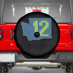 Washington State Map Number 12 Spare Tire Cover Pacific Northwest Sports Fan