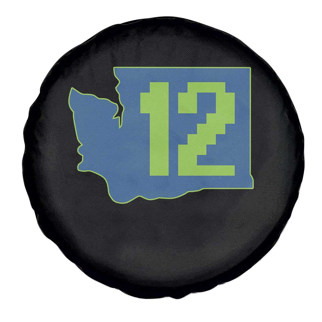 Washington State Map Number 12 Spare Tire Cover Pacific Northwest Sports Fan