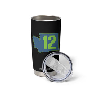 Washington State Map Number 12 Tumbler Cup Pacific Northwest Sports Fan