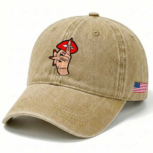 Shhh No One Cares Washed Cotton Baseball Cap Sarcastic Humor Gift TS12 Print Your Wear
