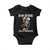 Funny Skeleton Beer Baby Onesie In My Defence I Was Left Unsupervised TS12 Black Print Your Wear