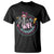 My Wife Is Psychotic T Shirt Funny Messy Bun Skeleton Sarcastic TS12 Black Print Your Wear