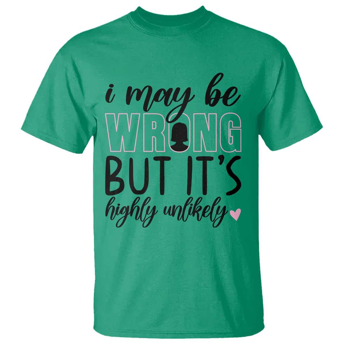 I May Be Wrong But It Is Highly Unlikely T Shirt Funny Sarcastic TS12 Irish Green Print Your Wear