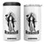 Christian Football Lover 4 in 1 Can Cooler Tumbler He Is Rizzin Funny Gift TS12 One Size: 16 oz White Print Your Wear