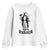 Christian Football Lover Youth Sweatshirt He Is Rizzin Funny Gift TS12 White Print Your Wear