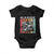He Is Rizzin Baby Onesie Funny Christian Football Lover Gift TS12 Black Print Your Wear