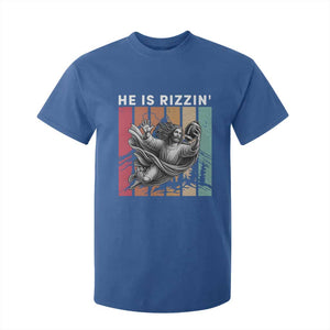 He Is Rizzin T Shirt For Kid Funny Christian Football Lover Gift TS12 Royal Blue Print Your Wear