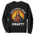 Who Would Jesus Draft Sweatshirt Christian Football Lover - Print Your Wear