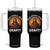 Who Would Jesus Draft Tumbler With Handle Christian Football Lover TS12 One Size: 40 oz Black Print Your Wear