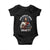 Christian Football Gift Baby Onesie Who Would Jesus Draft TS12 Black Print Your Wear