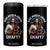 Christian Football Gift 4 in 1 Can Cooler Tumbler Who Would Jesus Draft TS12 One Size: 16 oz Black Print Your Wear
