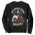 Christian Football Gift Sweatshirt Who Would Jesus Draft - Print Your Wear