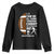 Christian Football Youth Sweatshirt I Can Do All Things Through Christ Bible Verse TS12 Black Print Your Wear