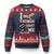 I Can Do All Things Through Christ Ugly Christmas Sweater Christian Football Athlete Gift - Print Your Wear