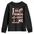 I Can Do All Things Through Christ Youth Sweatshirt Christian Football Athlete Gift TS12 Black Print Your Wear