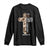 Christian Football Player Gift Long Sleeve Shirt God Gives Me Strength - Print Your Wear