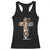 Christian Football Player Gift Racerback Tank Top God Gives Me Strength - Print Your Wear