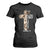Christian Football Player Gift T Shirt For Women God Gives Me Strength TS12 Black Print Your Wear