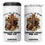 Christian Motivation Gift 4 in 1 Can Cooler Tumbler I Can Do All Things Through Christ Bible Verse TS12 One Size: 16 oz White Print Your Wear