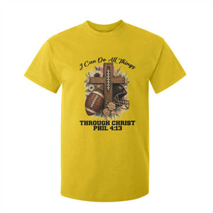 Christian Motivation Gift T Shirt For Kid I Can Do All Things Through Christ Bible Verse TS12 Daisy Print Your Wear