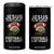 Jesus Is My Savior Football Is My Therapy 4 in 1 Can Cooler Tumbler Christian Football Lover TS12 One Size: 16 oz Black Print Your Wear