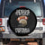 Jesus Is My Savior Football Is My Therapy Spare Tire Cover Christian Football Lover TS12 No hole Black Print Your Wear
