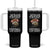 Jesus Is My Savior Football Is My Therapy Tumbler With Handle Christian Football Lover TS12 One Size: 40 oz Black Print Your Wear