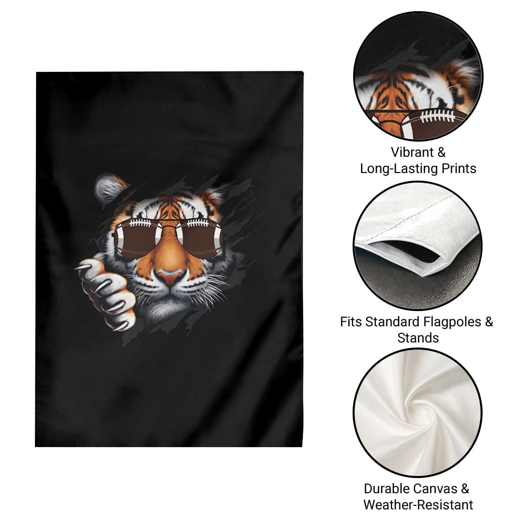 Funny Bengal Tiger Garden Flag Football Lover Gift TS12 Print Your Wear