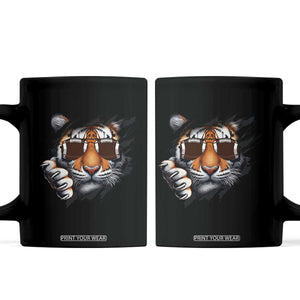 Funny Bengal Tiger Coffee Mug Football Lover Gift TS12 Black Print Your Wear