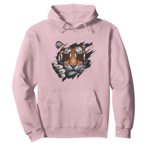 Funny Bengal Tiger Hoodie Football Lover Gift TS12 Light Pink Print Your Wear