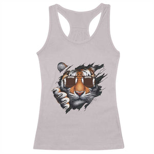 Funny Bengal Tiger Racerback Tank Top Football Lover Gift - Print Your Wear