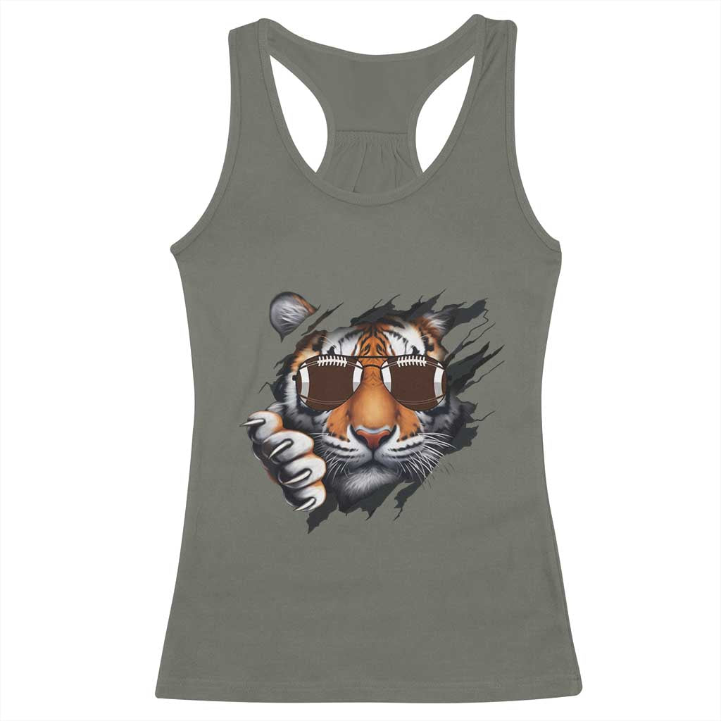 Funny CFBT Gift For Fan Racerback Tank Top TS12 Military Green Print Your Wear