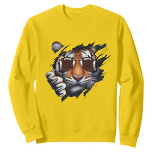 Funny Bengal Tiger Sweatshirt Football Lover Gift - Print Your Wear