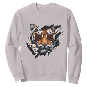 Funny Bengal Tiger Sweatshirt Football Lover Gift - Print Your Wear