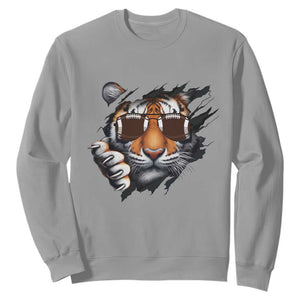 Funny Bengal Tiger Sweatshirt Football Lover Gift - Print Your Wear