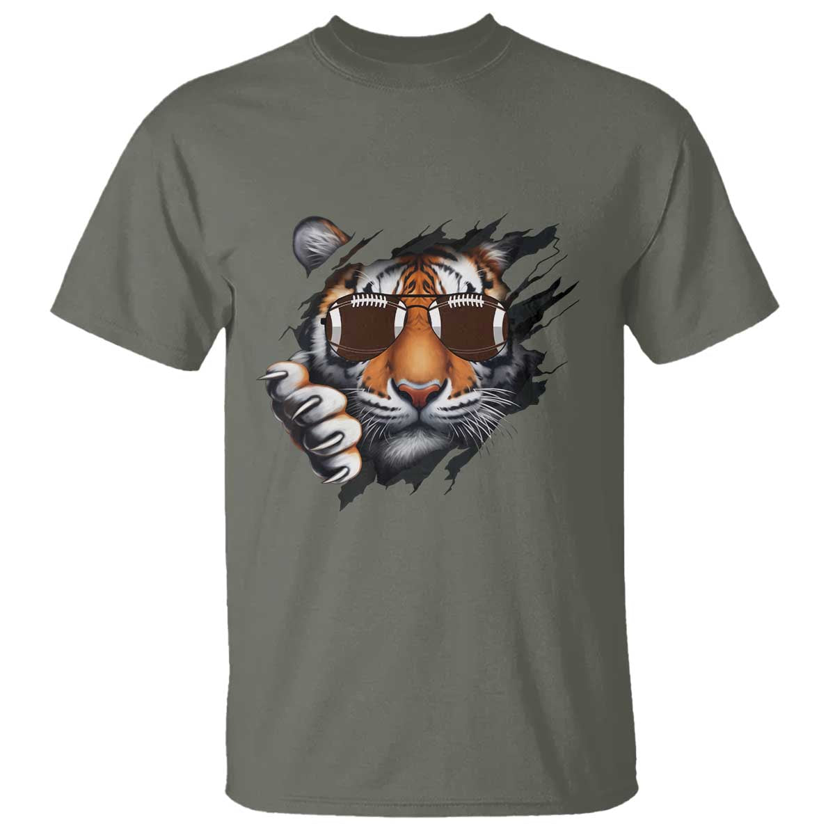 Funny CFBT Gift For Fan T Shirt TS12 Military Green Print Your Wear