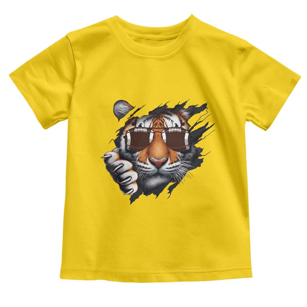 Funny Bengal Tiger Toddler T Shirt Football Lover Gift TS12 Daisy Print Your Wear
