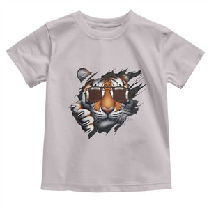 Funny Bengal Tiger Toddler T Shirt Football Lover Gift TS12 Ice Gray Print Your Wear