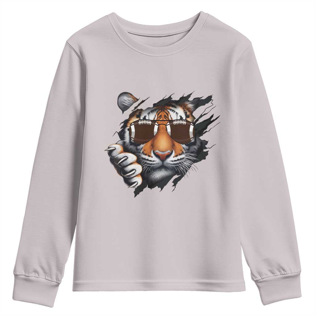 Funny CFBT Gift For Fan Youth Sweatshirt TS12 Ice Gray Print Your Wear