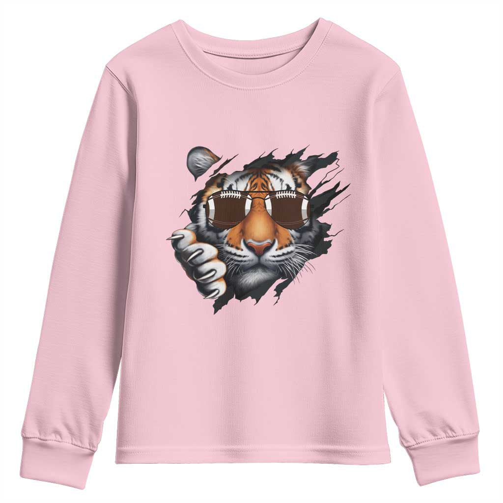 Funny CFBT Gift For Fan Youth Sweatshirt TS12 Light Pink Print Your Wear