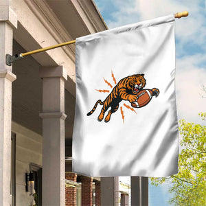 Funny Bengal Tiger Football Garden Flag Game Day Jungle Spirit TS12 Print Your Wear